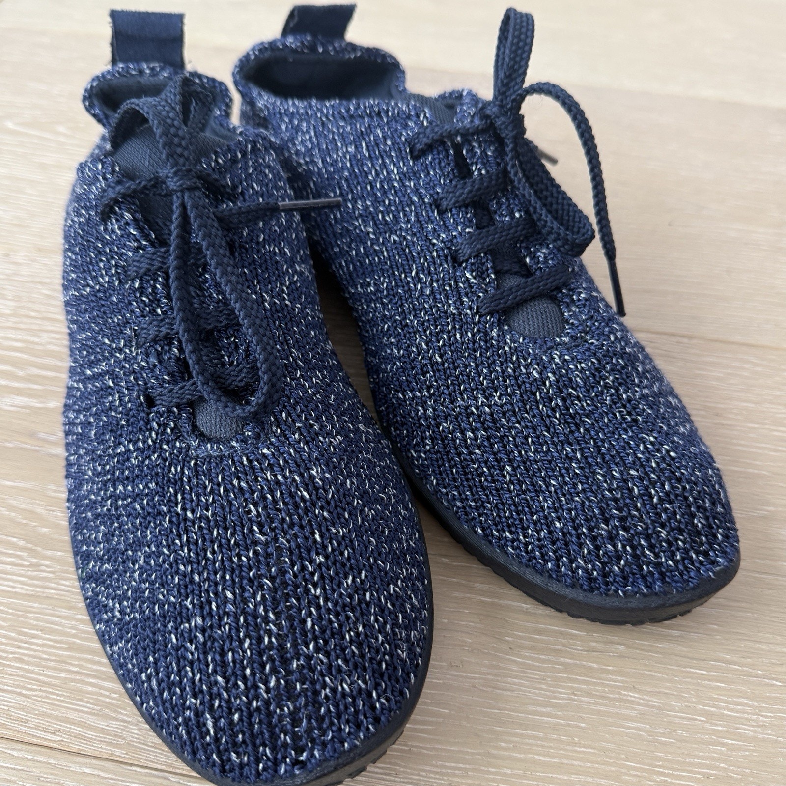 Arcopedico Women's Ls Knit Shoe Vegan Blue Starry Night Sz 10.5-11 Eu 42